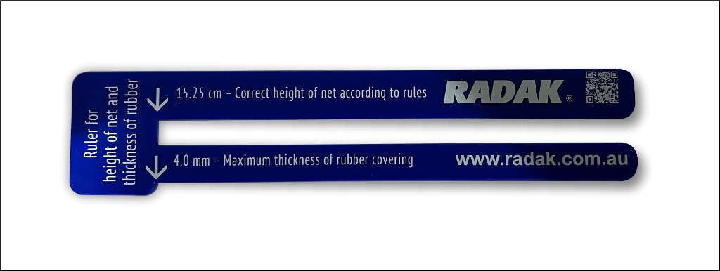 Radak brand Plastic Net Ruler